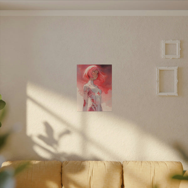 Hikari Child of Light - Anime Girl Watercolor Poster