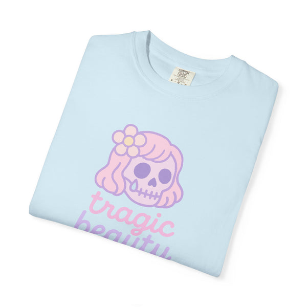 Tragic Beauty - Pastel Goth Skull T-Shirt