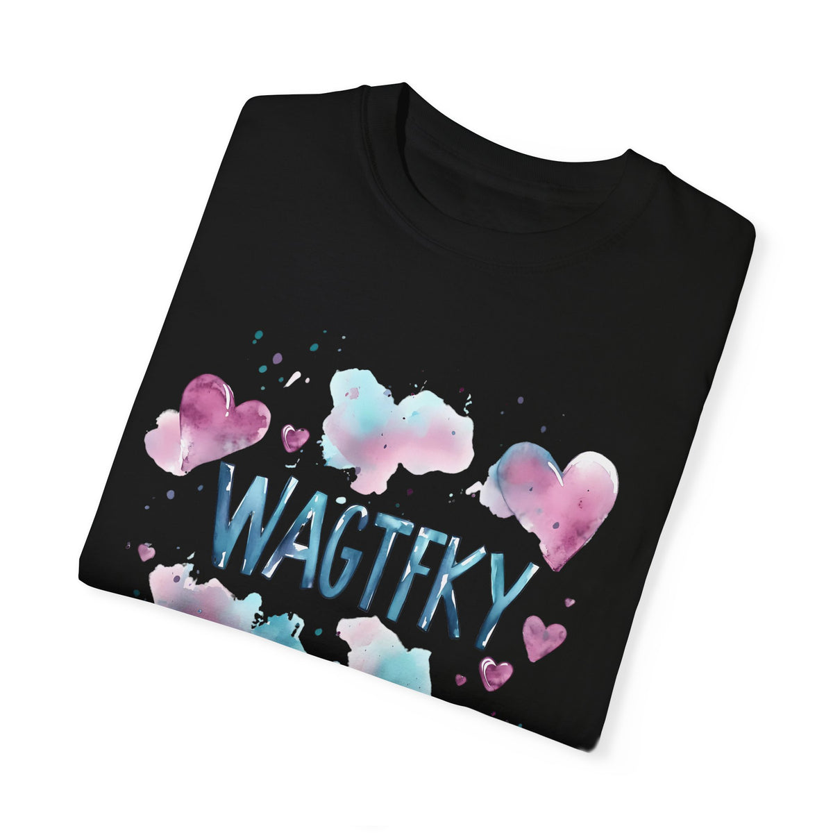 WAGTFKY - Cute T-Shirt With Hearts