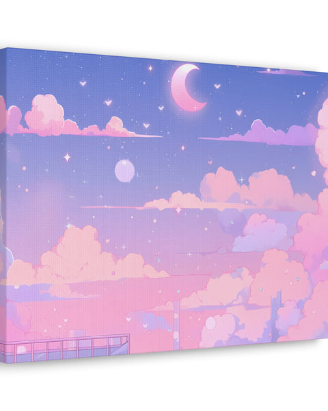 Cotton Candy Dreams - Anime Canvas Print