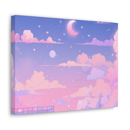 Cotton Candy Dreams - Anime Canvas Print