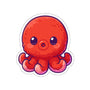 Alone Octopus Cute Anime Sticker
