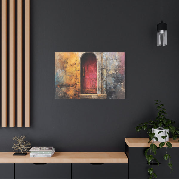 Old Entrance - Abstract Textured Wall Art