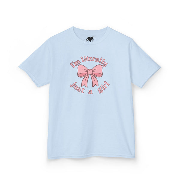 Literally Just a Girl Graphic Baby Tee
