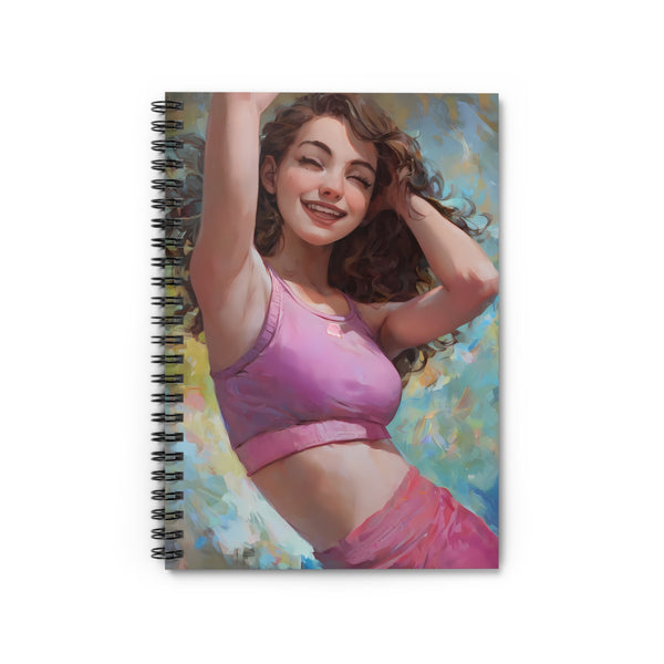 Joyful Spirit - Cute Anime Girl Notebook