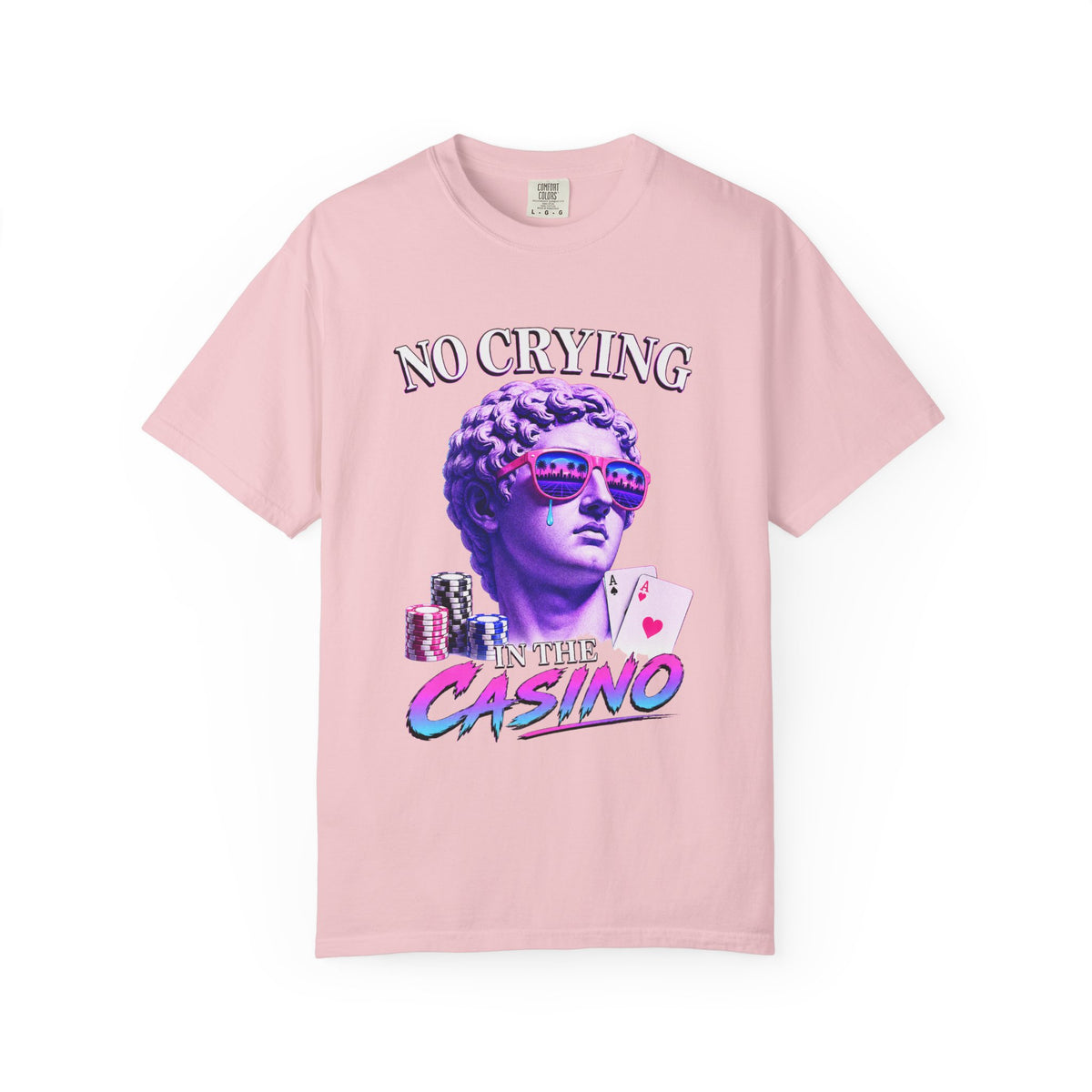 No Crying in the Casino - Vaporwave Meme T-Shirt