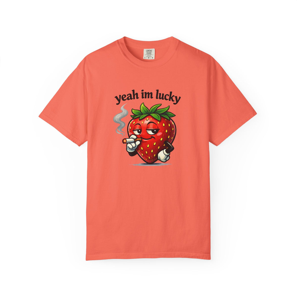 Yeah I'm Lucky - Cool Strawberry T-Shirt