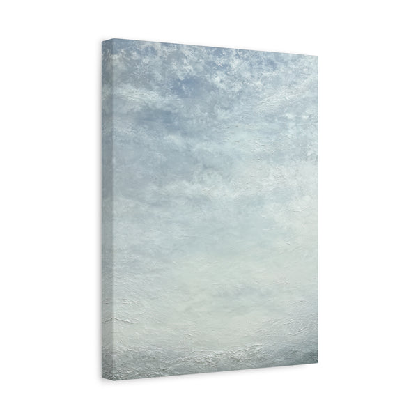 June Sky - Abstract Minimalist White Wall Art