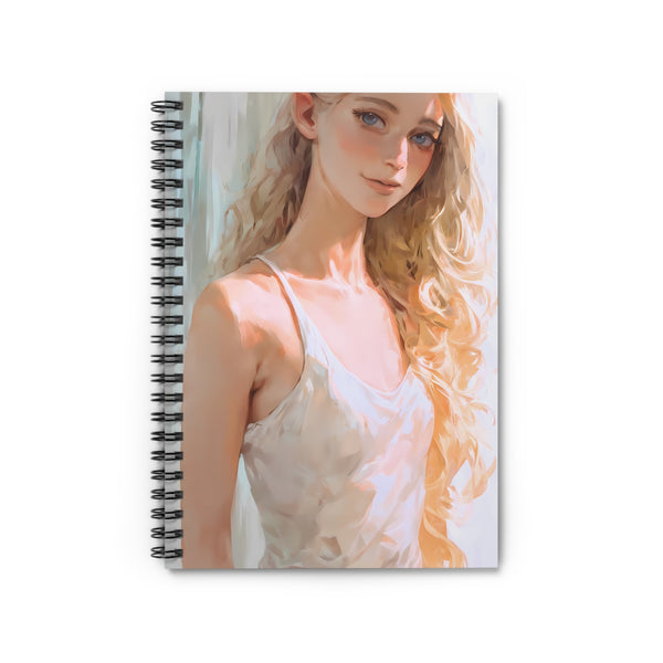 Golden Energy - Cute Anime Girl Notebook