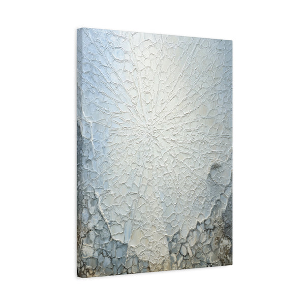 Frosted Glass - Abstract White Wall Art