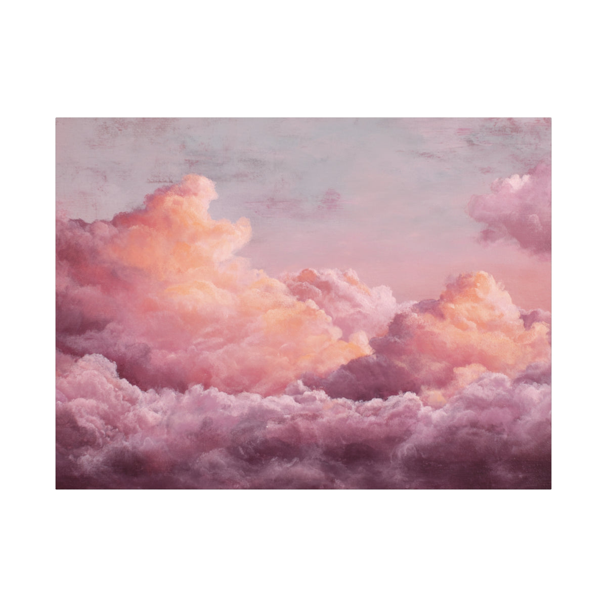 Rosy Skyscape - Pink Pastel Wall Art
