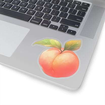 Perfectly Plump Peach Sticker