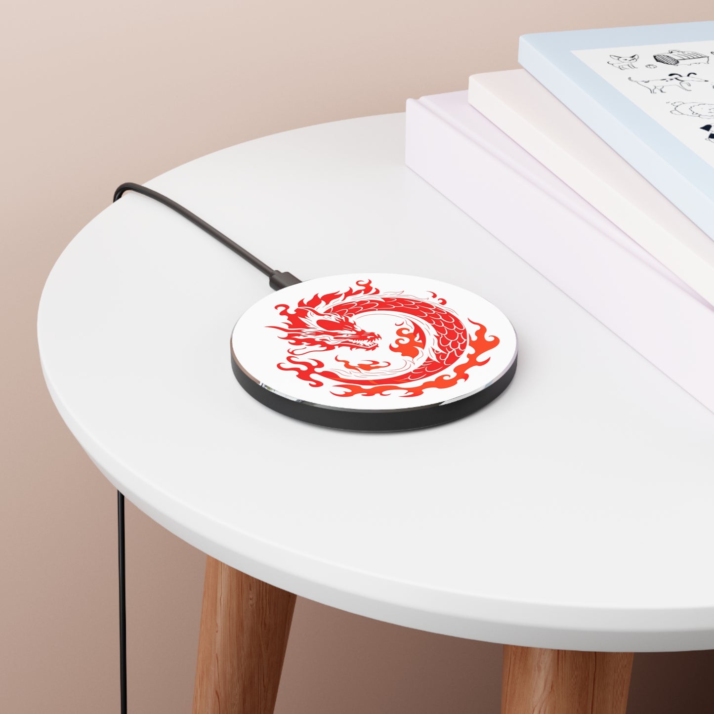 Red Dragon Symbol - Anime Wireless Charger