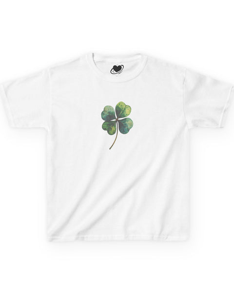 Y2K Four Leaf Clover Baby Tee 🍀