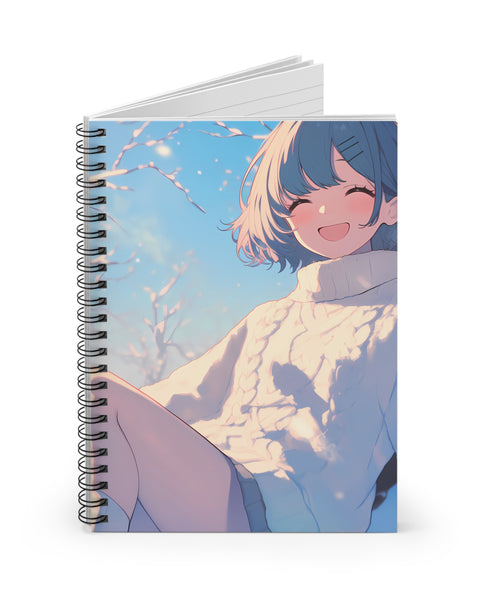 Winter Day - Cute Anime Notebook