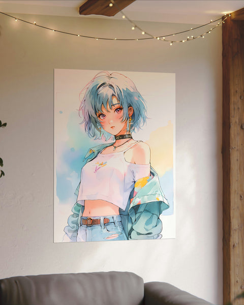 Calista Rainbow-Eyed Girl Anime Poster