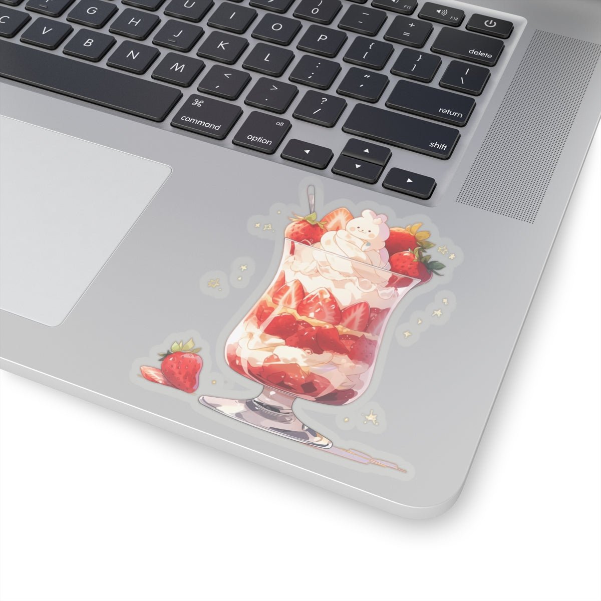 Strawberry Bunny Parfait - Cute Anime Sticker