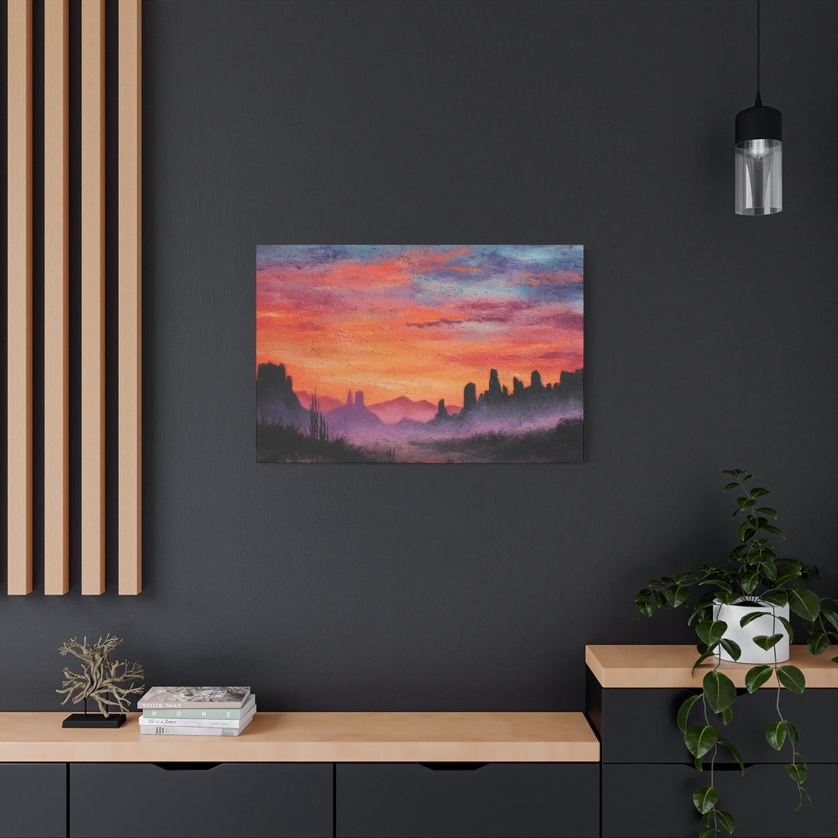 Last Light - Textured Fantasy Wall Art