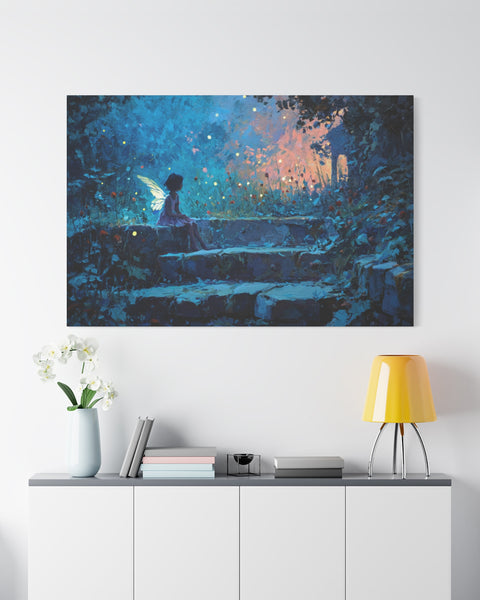 Garden Fairy - Nightscape Fantasy Wall Art