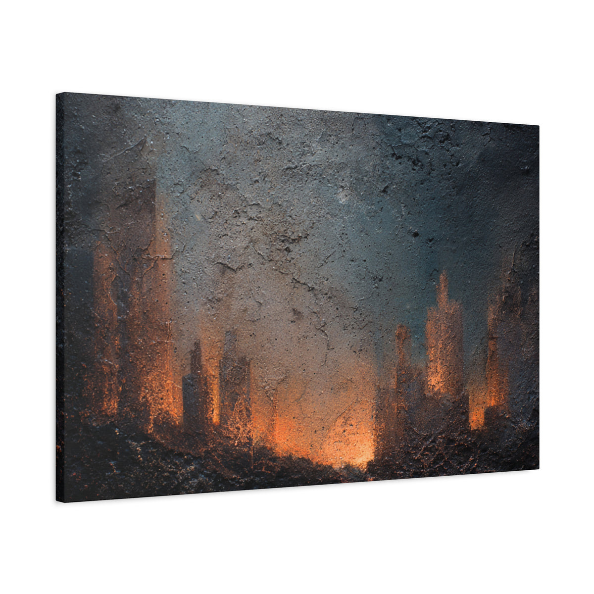 Tears Edge - Abstract Textured Wall Art