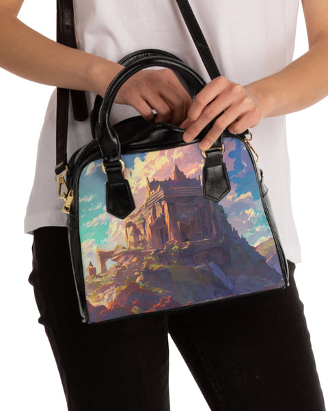Castle by the Sea - Fantasy Anime Handbag