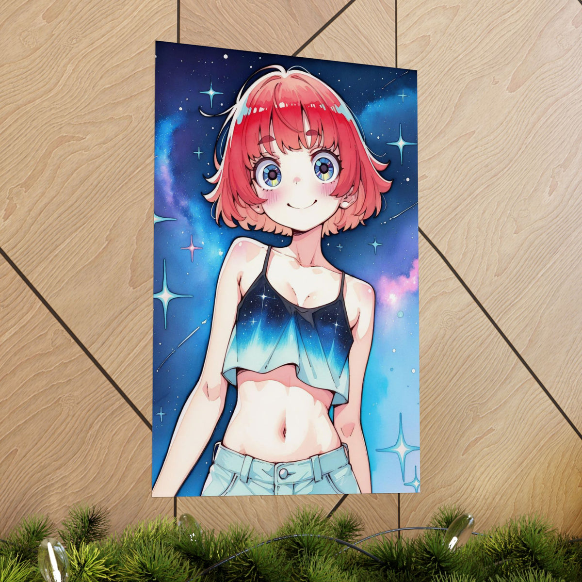 Baily Baby Galaxy - Cute Anime Girl Poster