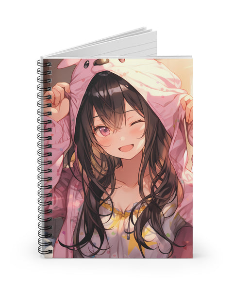 Bunny Pajamas - Anime Girl Notebook