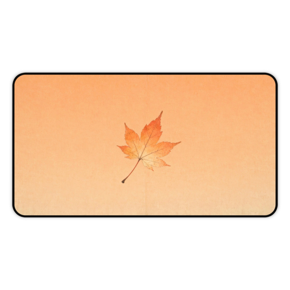 Single Autumn Leaf - Japanese Desk Mat