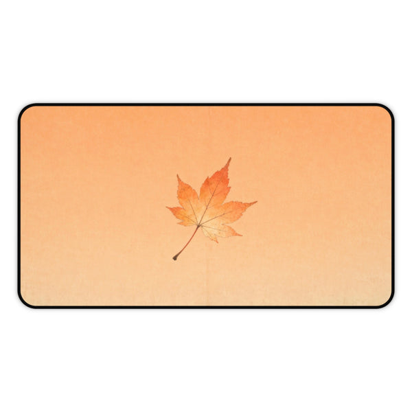 Single Autumn Leaf - Japanese Desk Mat