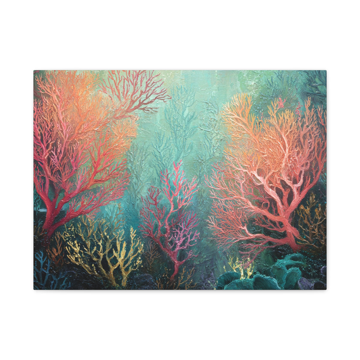 Rainbow Reef - Textured Undersea Wall Art
