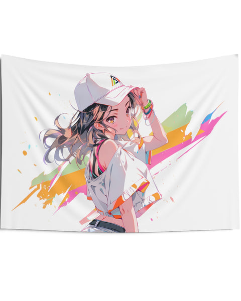 Alpha Corps Official - Anime Girl Tapestry
