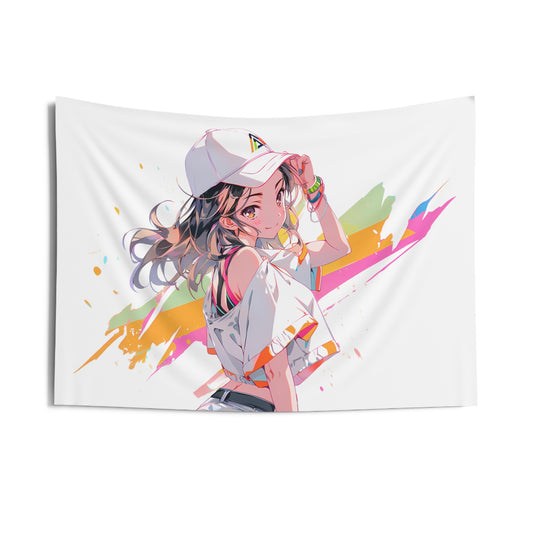 Alpha Corps Official - Anime Girl Tapestry