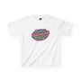 White baby t-shirt with 'mamacita' graphic design on a white background