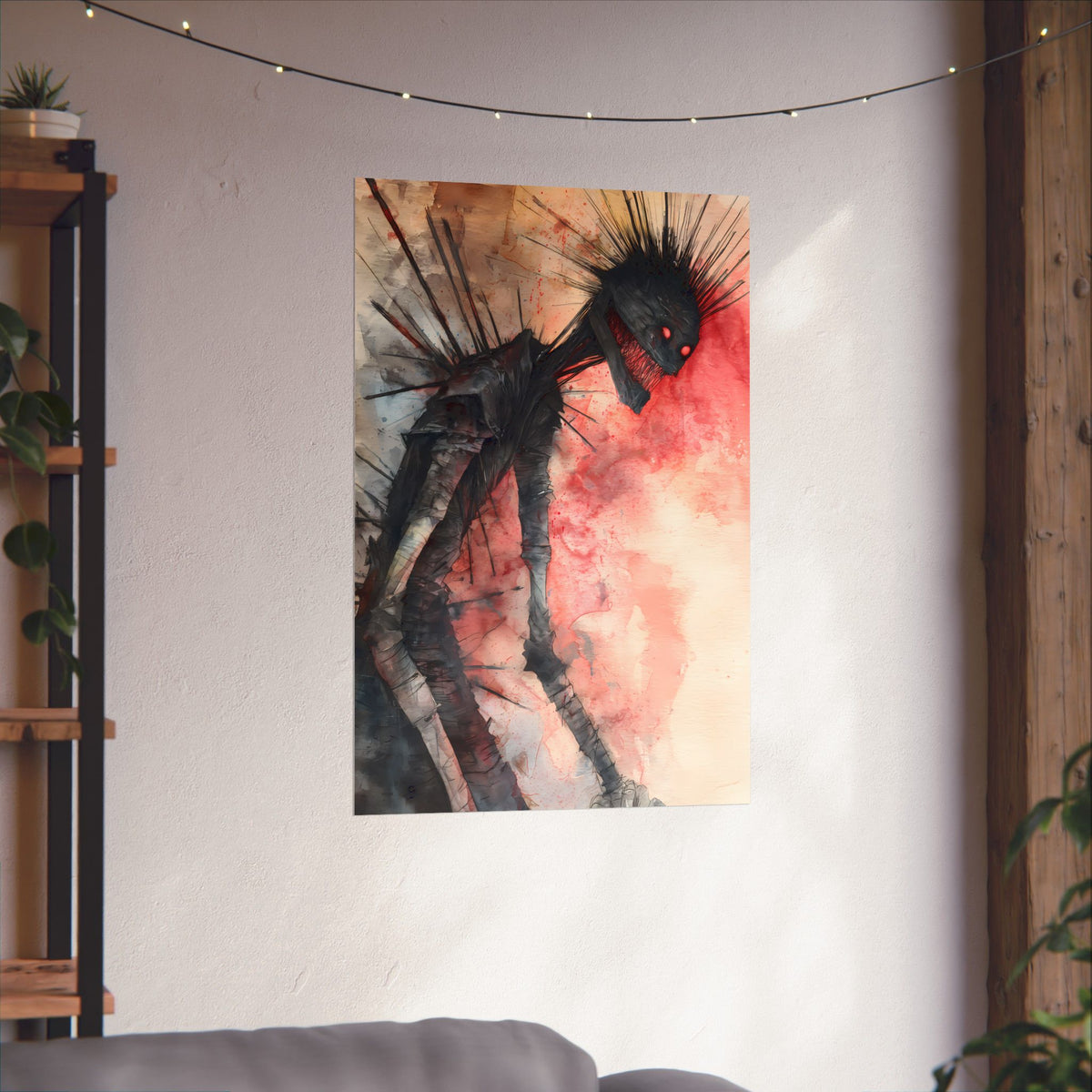 Shade The Dark Elemental - Abstract Fantasy Poster