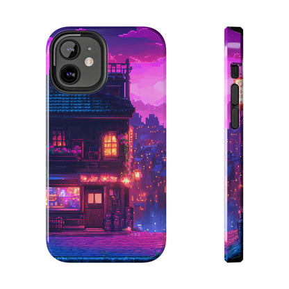 Zeke's Pub - Cyberpunk Pixel Art Phone Case