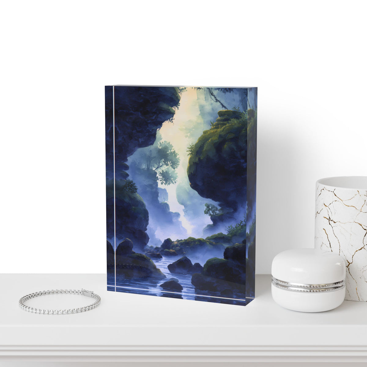 Shallows Reader - Dreamblock Acrylic Block Art