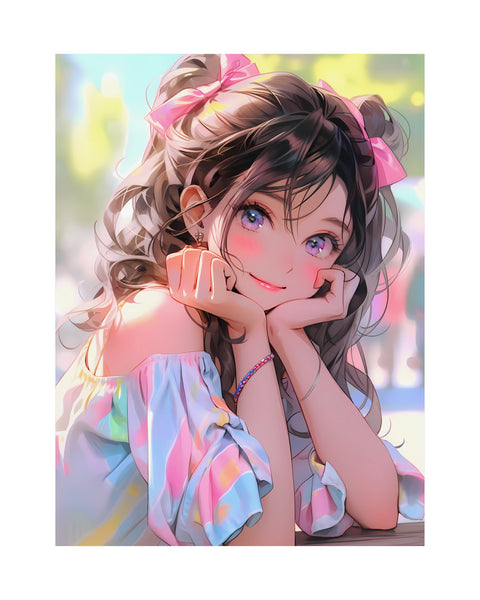 Eyes For You - Anime Girl Poster