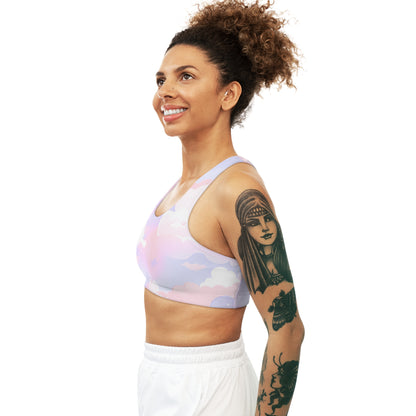 Pastel Clouds Soft Sleep Bra