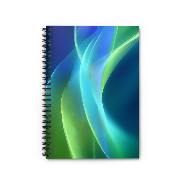 Digital Energy Frutiger Aero Aesthetic Notebook