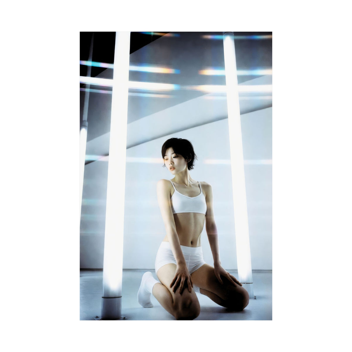 Light Chamber -  Dreamy 2000's Futurism Pinup Poster