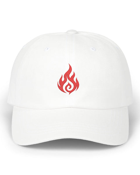 Symbol of Fire - Embroidered Cotton Baseball Cap