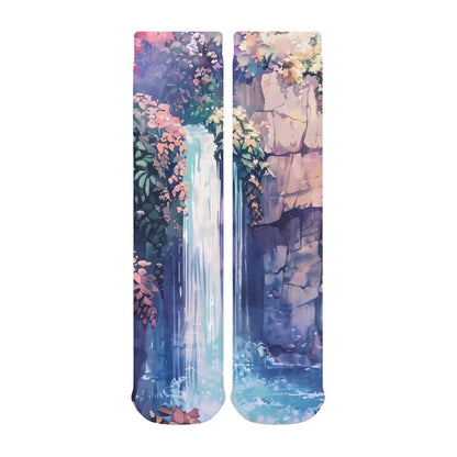 Waterfall Fantasy - Aesthetic Anime Socks