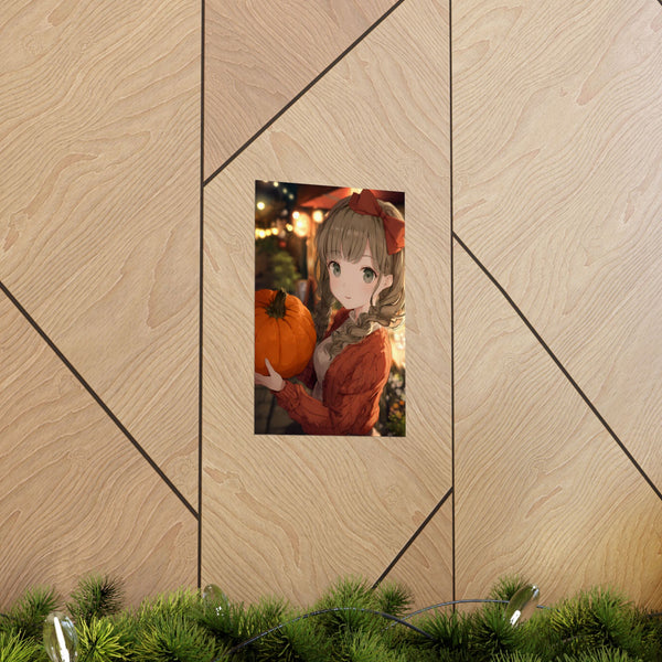 Fall Date - Anime Autumn Poster