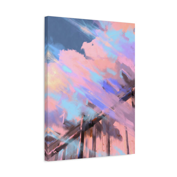 Crossing Over - Abstract Vertical Wall Art