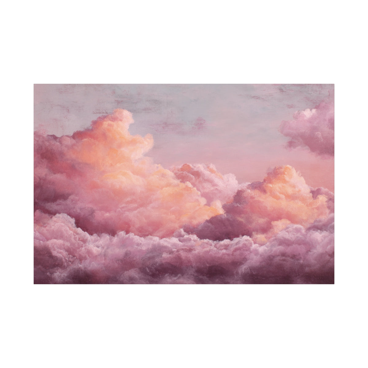 Rosy Skyscape - Pink Pastel Wall Art