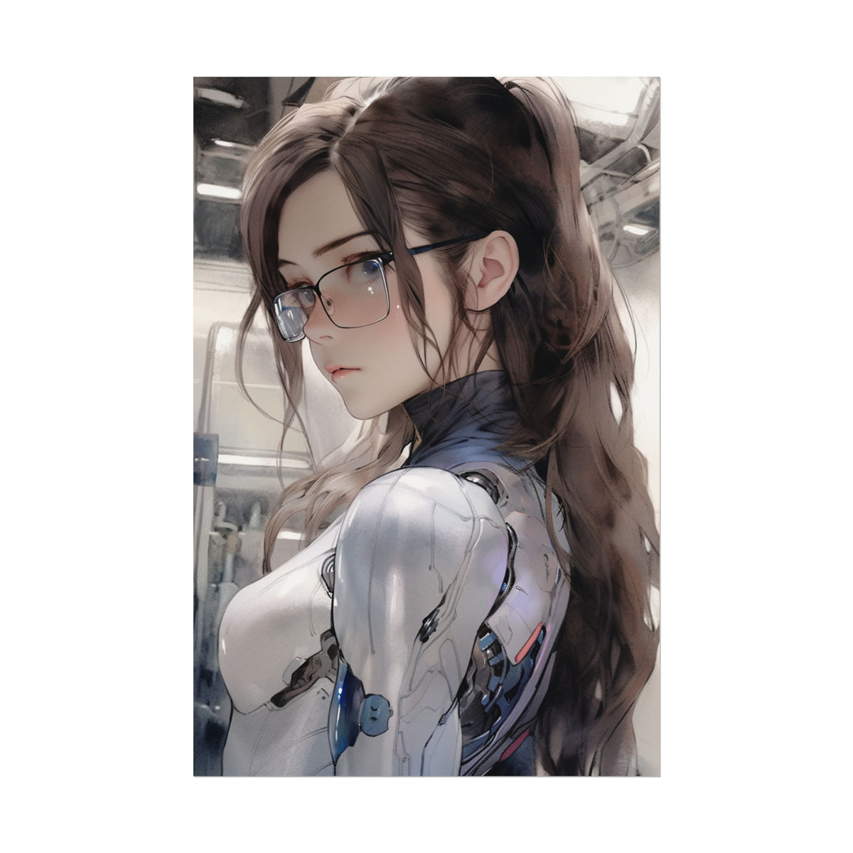 Goddess of Loche - Anime Watercolor Poster