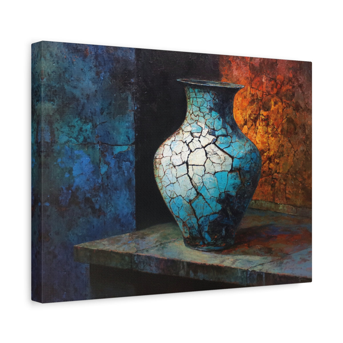 Lapis Relic - Textured Wall Art