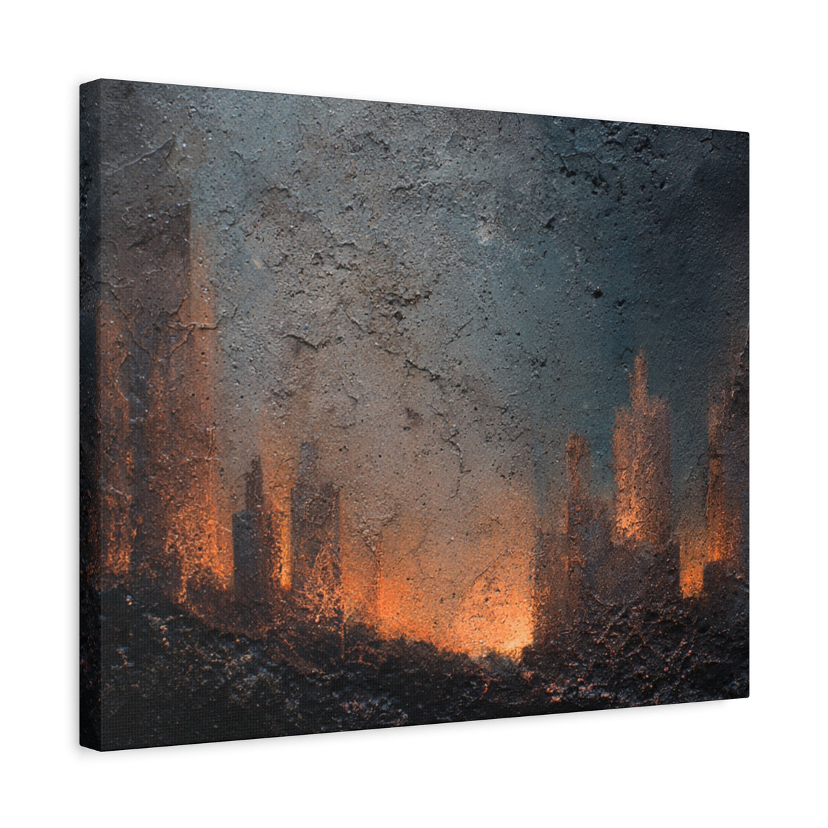 Tears Edge - Abstract Textured Wall Art