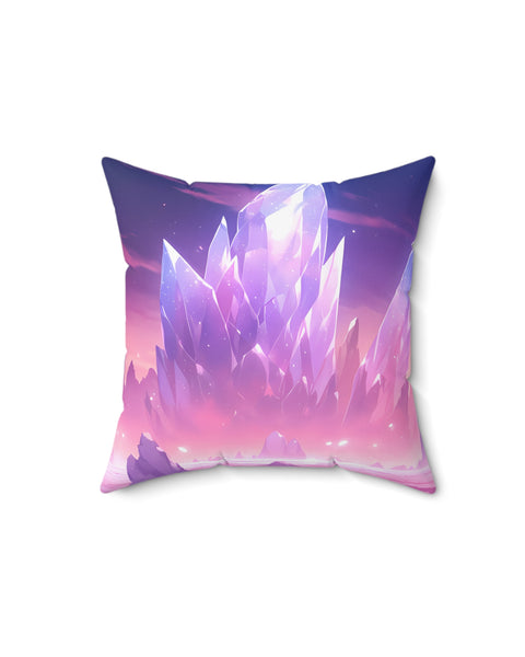 Ice Plains of Syraku - Anime Throw Pillow