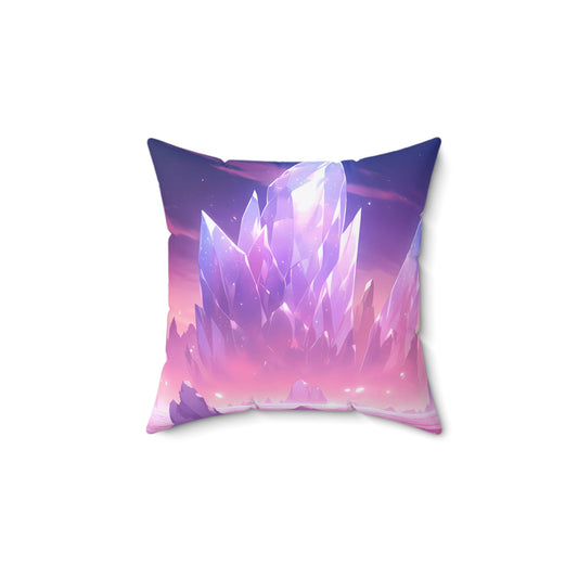 Ice Plains of Syraku - Anime Throw Pillow